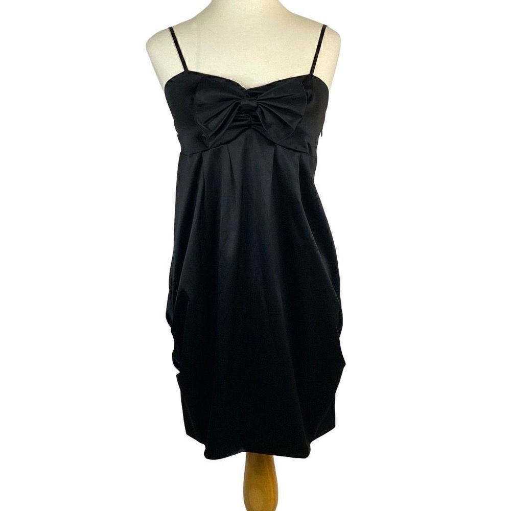 Forever 21 Spaghetti Strap Black Mini Slip Dress Size Medium